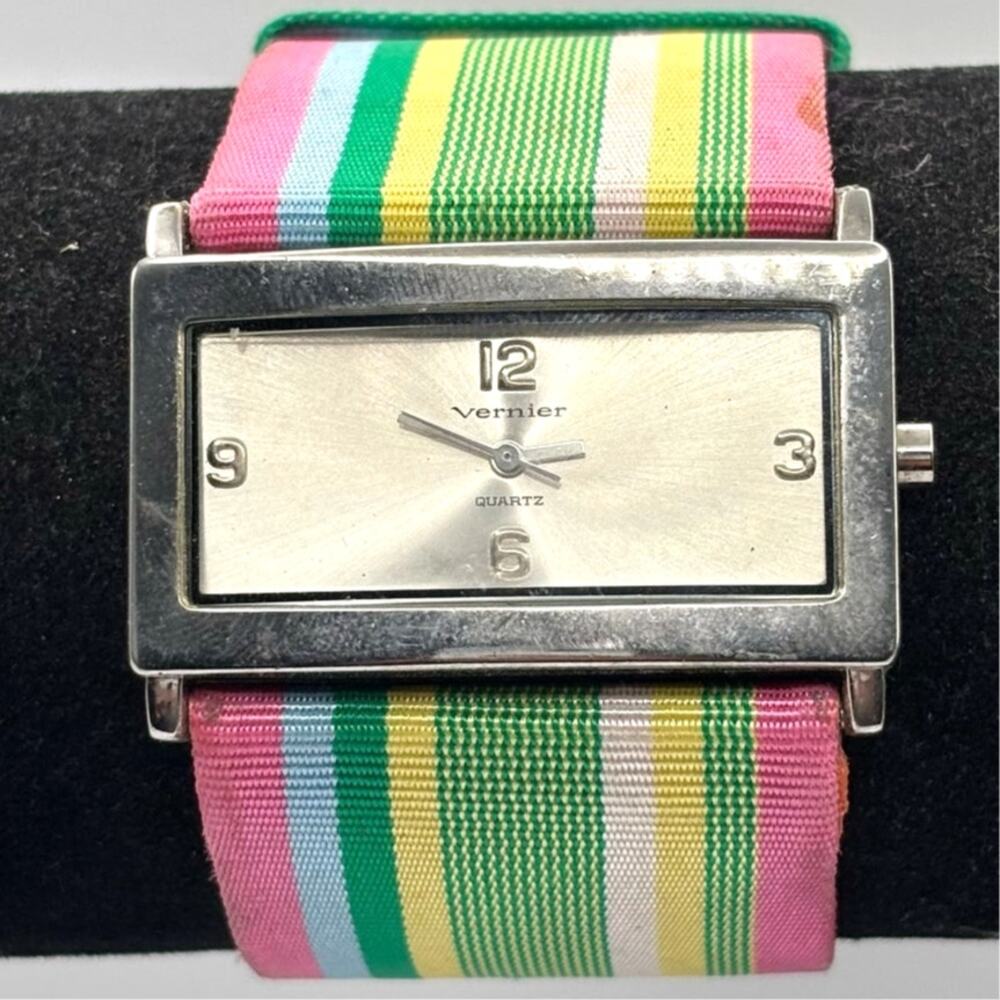 Green & Pink Vernier Watch